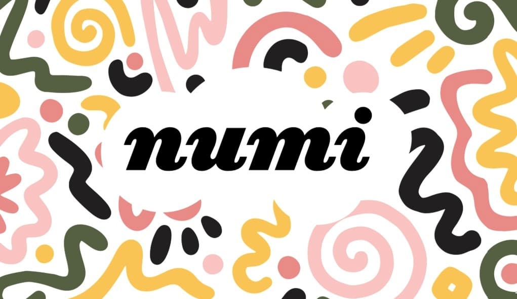 Numi swirl pattern card